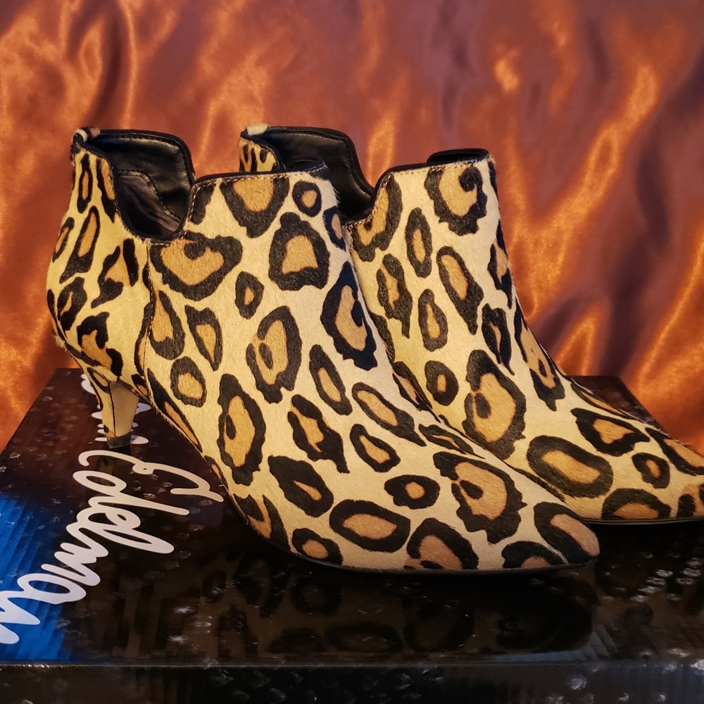Sam Edelman Keely Nude Leopard Booties